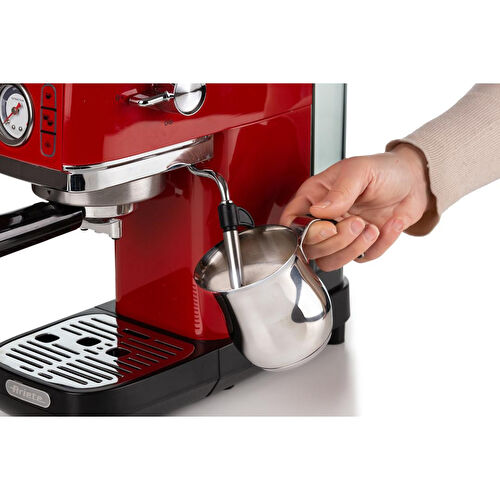 Ariete Moderna Slim Espresso Kahve Makinesi Kırmızı 1381/33