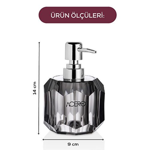 Vienev Akrilik Sıvı Sabunluk 210 Ml Şeffaf 1996