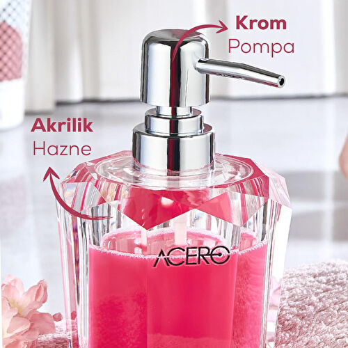Vienev Akrilik Sıvı Sabunluk 200 Ml Şeffaf 1994