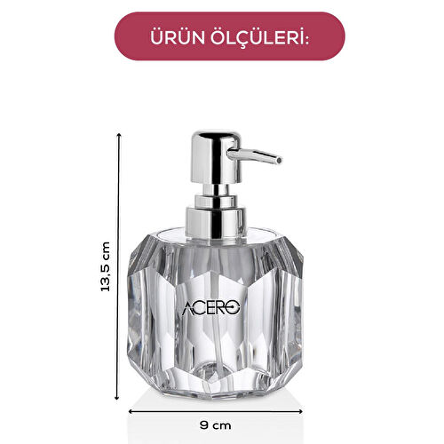 Vienev Akrilik Sıvı Sabunluk 200 Ml Şeffaf 1994