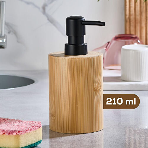 Vienev Bambu Yuvarlak Sıvı Sabunluk 210 Ml - 32154