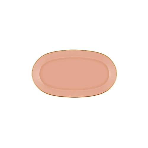 The Mia Basic Oval Servis Somon Pembe 2li Set 29cm