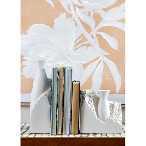 The Mia Licia Seramik Vazo Beyaz 20x12x20 Cm The Mia Licia Seramik Vazo Beyaz 20x12x20 Cm