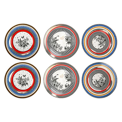 Lucky Art Maggey Bone 27cm 6li Tabak Seti