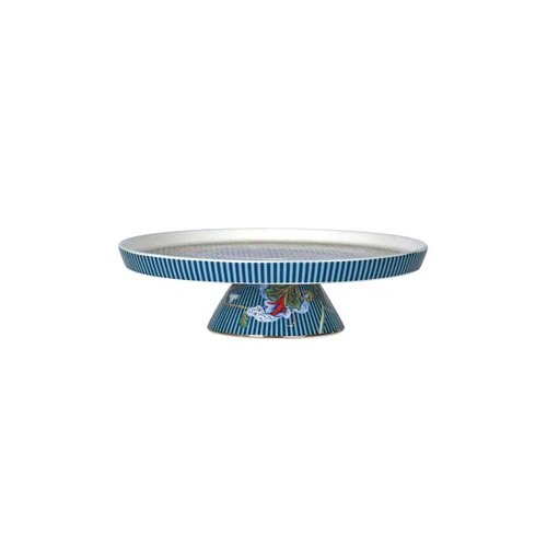 Lucky Art Chantelle New Bone China Porselen 25cm Kek Standı Mavi