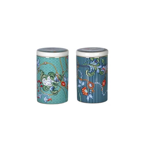 Lucky Art Chantelle New Bone China Porselen 15cm 2li Kavanoz Seti