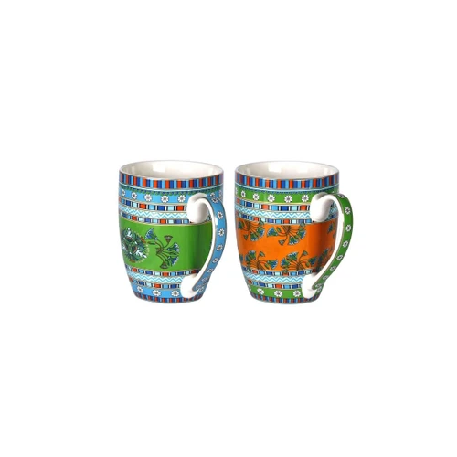 Lucky Art Calista New Bone China Porselen 2li Kupa Seti