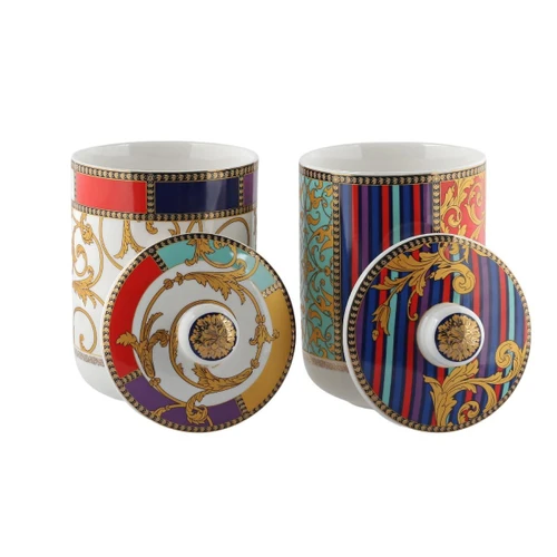 Lucky Art Valencıa Bone 2lı Kavanoz Setı 19cm