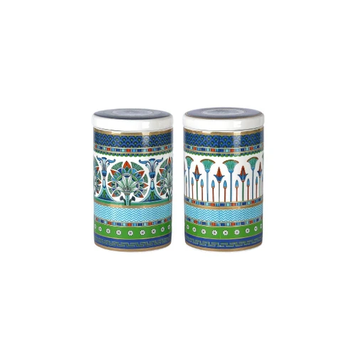 Lucky Art Calista New Bone China Porselen 15cm 2li Kavanoz Seti