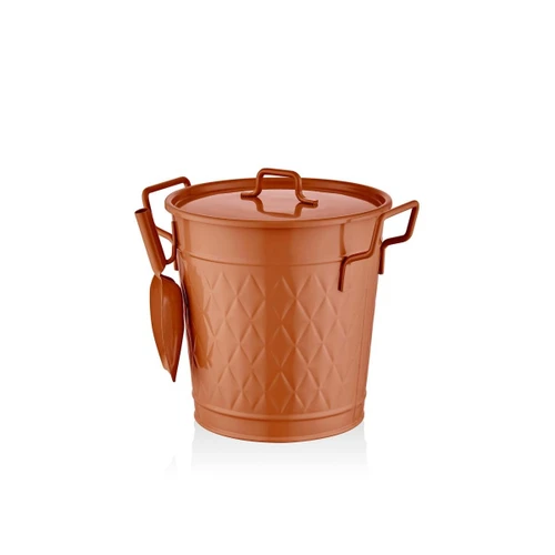 The Mia Prizma Deterjan Saklama Kabı Terracota