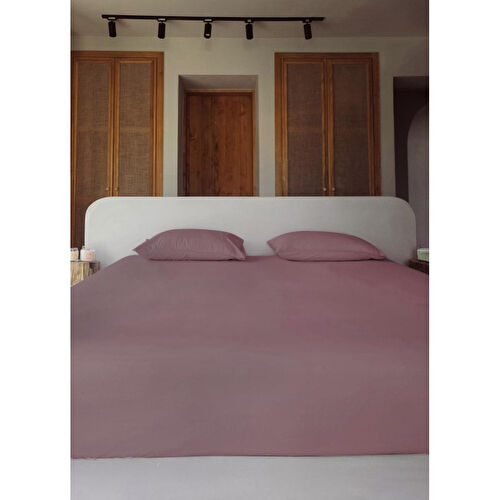 The Mia Cotta Old Rose Çift Kşl Lastikli Çarşaf 200x160 Cm