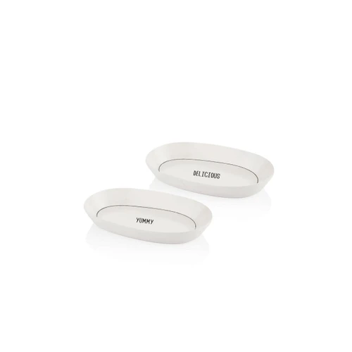 The Mia Daily Tunes Oval Servis 2li Set 26cm