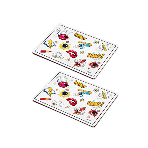 The Mia Popart Amerikan Servis 2 Li Set