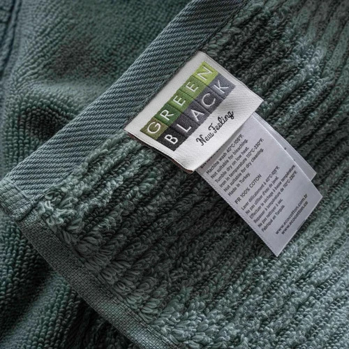 Green Black Eliza Yüz Havlusu Yeşil