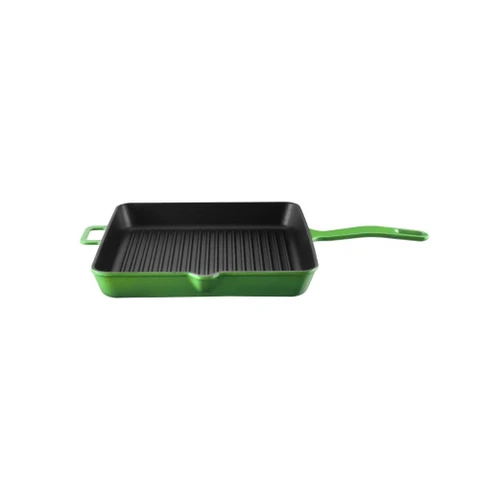 Voeux Kitchenware Forêt Yeşil Döküm Kare Izgara Tava 30 Cm