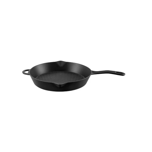 Voeux Kitchenware Elegance Siyah Yardımcı Kulplu Döküm Tava 28 Cm