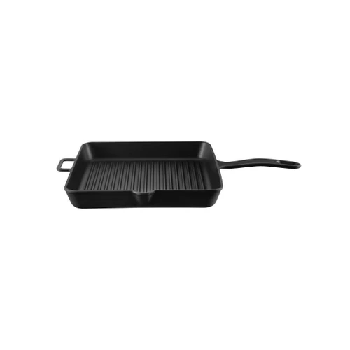 Voeux Kitchenware Elegance Siyah Döküm Kare Izgara Tava 30 Cm