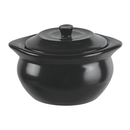 Paderno Seramik Kapaklı Mini Güveç Tencere 13 Cm