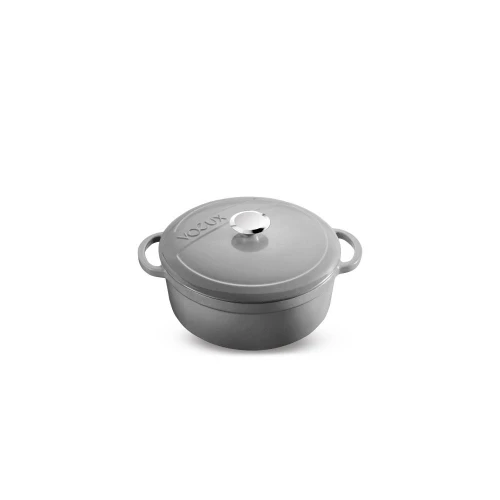 Voeux Kitchenware Gracieuse Gri Derin Döküm Tencere 20 Cm