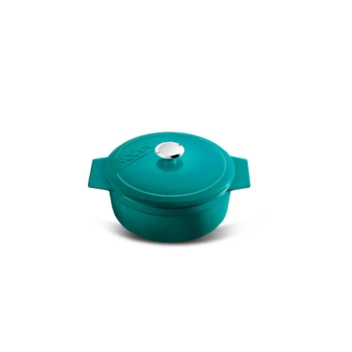 Voeux Kitchenware Profond Turkuaz Döküm Mini Güveç 12 Cm