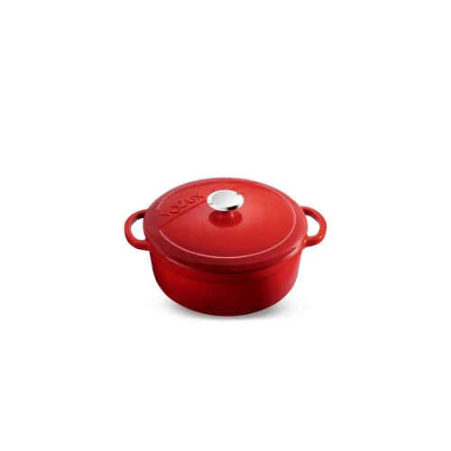 Voeux Kitchenware L'amour Kırmızı Derin Döküm Tencere 20 Cm