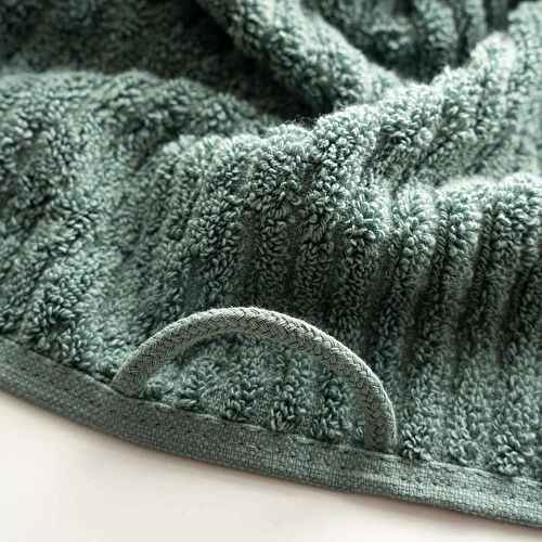 Green Black Anisa Yüz Havlusu Yeşil