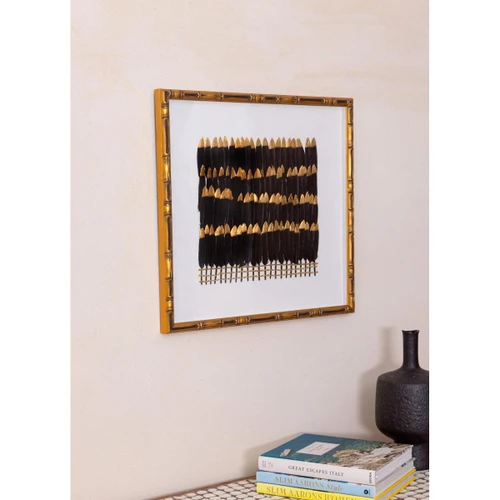 The Mia Flume Tablo Siyah 60x60x4 Cm Tbl0097