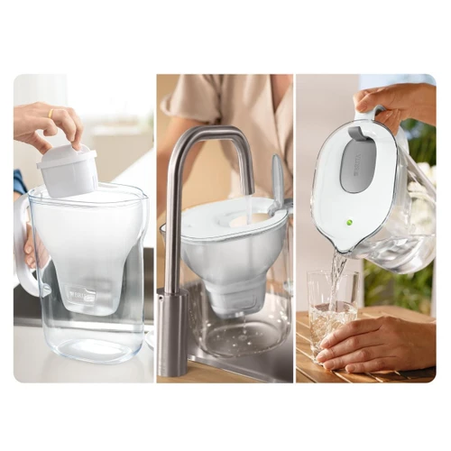 Brita Style Xl 3x Maxtra Pro All-in-1 Filtreli Su Arıtma Sürahisi - Gri