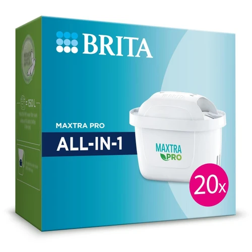 Brita Maxtra Pro All-in-1 Yedek Su Arıtma Filtresi, 20’li