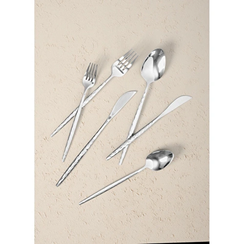 The Mia Shiny Çatal Kaşık Bıçak Takımı Gümüş 36 Parça