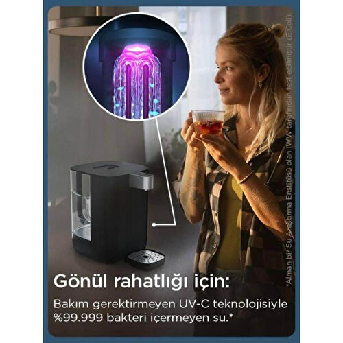 BRITA Cube Tezgah Üstü Su Arıtma Cihazı – Siyah (4,0 L) 4006387136734