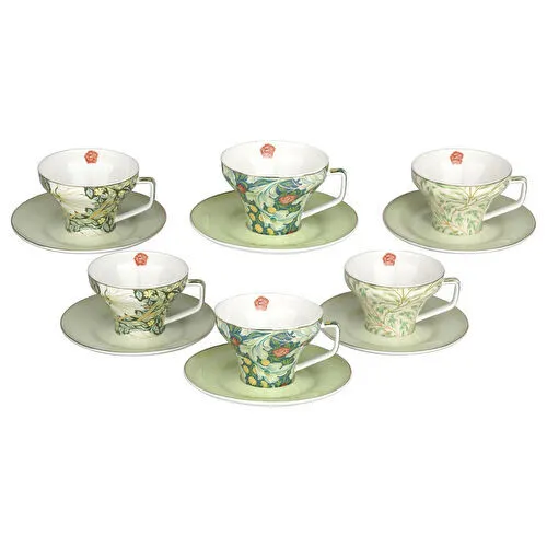 Lucky Art Sylva Bone 6li Çay Fincani Seti