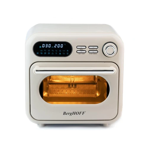 Berghoff Gem Retro 18 Li̇tre Vani̇lya Krem Rengi̇  Ai̇rfryer + Firin
