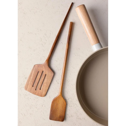 The Mia Natura Akasya Delikli Spatula 35x8 Cm