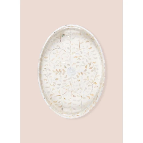 The Mia Sedef Oval Tepsi 45x33x6cm Tlc0079