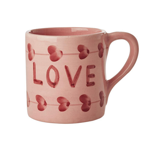 Rice El Yapımı Seramik Mug - Love