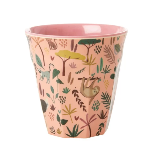 Rice Melamin Bardak - Pembe Jungle