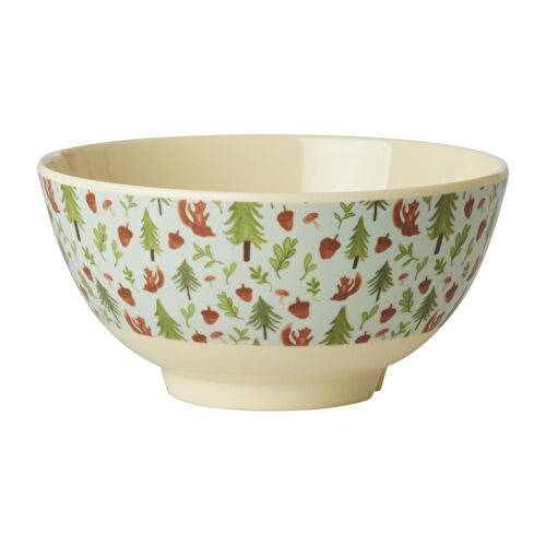 Rice Melamin Kase - Büyük Boy Yeşil Mutlu Orman