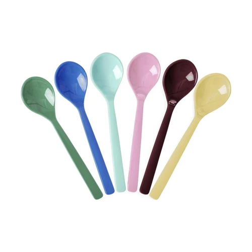 Rice Melamin Küçük Kaşık - 6'lı Set
