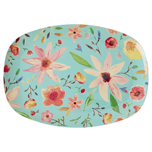 Rice Melamin Dikdörtgen Tabak - Selma'nın Çiçekleri