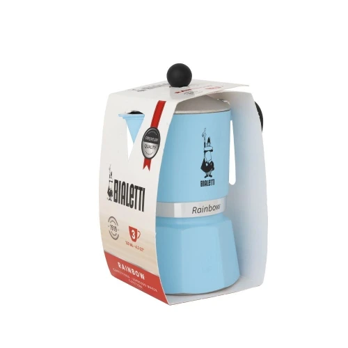 Bialetti Rainbow Mavi Mokapot (3 Cup)