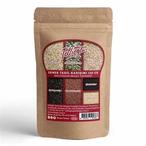 Tellioğlu Değirmen Ekmek Tahıl Karışımı 120 Gr