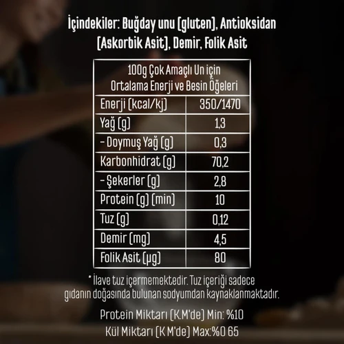 Tellioğlu Çok Amaçlı Un 2 Kg