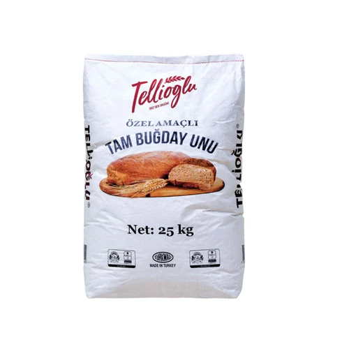 Tellioğlu Tam Buğday Unu 25 Kg