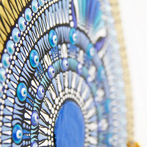 Coho Objet Coho Art El Yapımı Dekoratif Nazar Göz Sembolü Coho Objet Coho Art El Yapımı Dekoratif Nazar Göz Sembolü