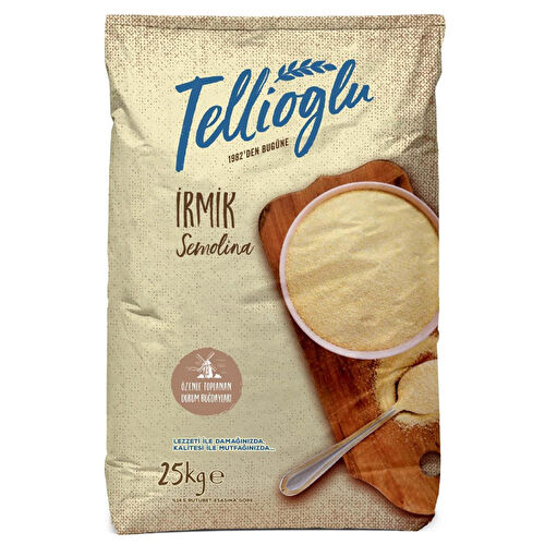 Tellioğlu İrmik Semolina 25 Kg (kalın)