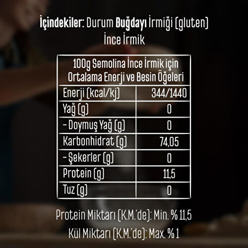 Tellioğlu İrmik Semolina 1 Kg