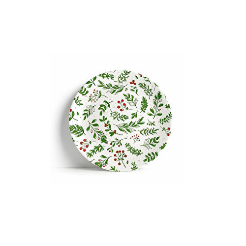 Fern&Co Merry Merry Collection Melamine Küçük Tabak 4 Lü Set