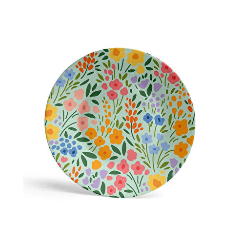 Fern&Co Flora Collection Büyük Tabak 4 Lü Set