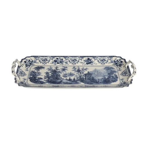 Lucky Art Florantine Kulplu Baton Tabak 42cm Mavi̇